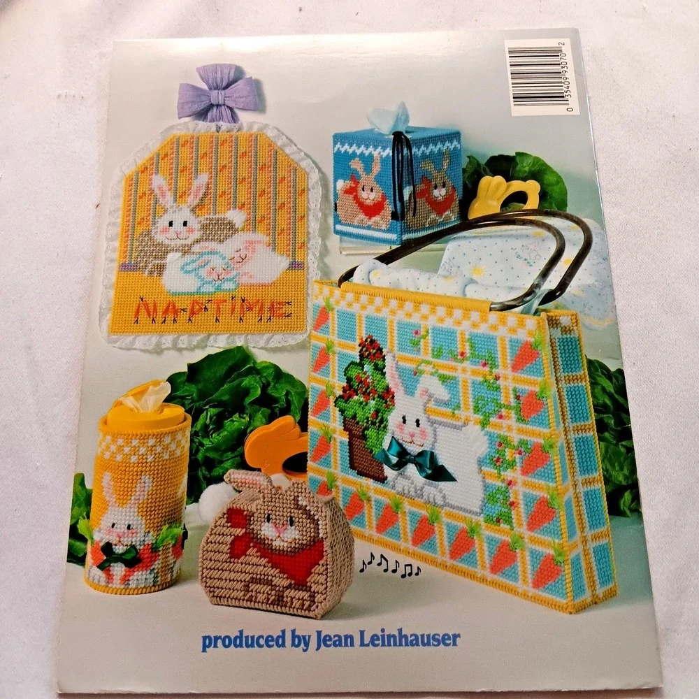 American‎ School of Needlework Bunnies for Babies Plastic Canvas Pattern Booklet